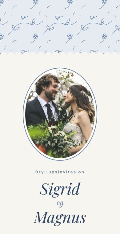 Invitasjon i stilen Provence